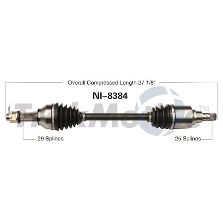 Surtrack Axle Cv Axle Shaft, Ni-8384 NI-8384